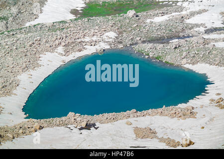 Herz Form natürlichen Teich - seine-Kalp Sekilli golet Stockfoto