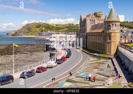 University College, Aberystwyth, Ceredigion, Wales, Vereinigtes Königreich, Europa. Stockfoto