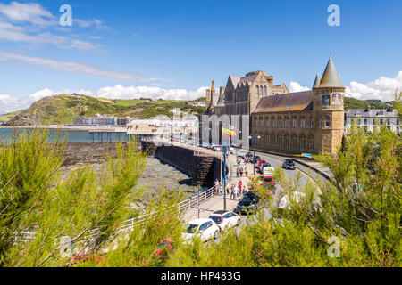 University College, Aberystwyth, Ceredigion, Wales, Vereinigtes Königreich, Europa. Stockfoto