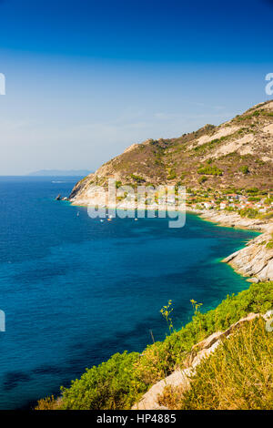 Cristal Meerwasser in der Nähe von Chiessi insel Elba Stockfoto