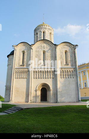 Die Kathedrale Saint Demetrius in Vladimir City, Russland, 25. Juli 2016 Stockfoto