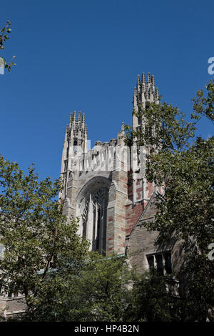 Sterling Law Building, nach Hause zu Yale Law School, Yale University, New Haven, Connecticut, USA. Stockfoto