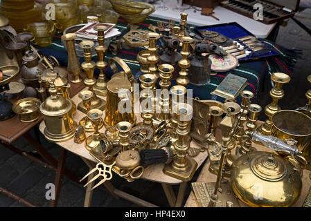 Nippes stall in Grassmarket, Edinburgh, Schottland, Großbritannien. Stockfoto