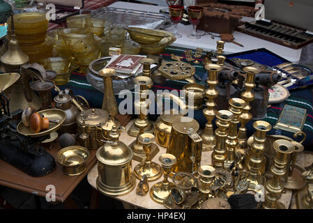 Nippes stall in Grassmarket, Edinburgh, Schottland, Großbritannien. Stockfoto