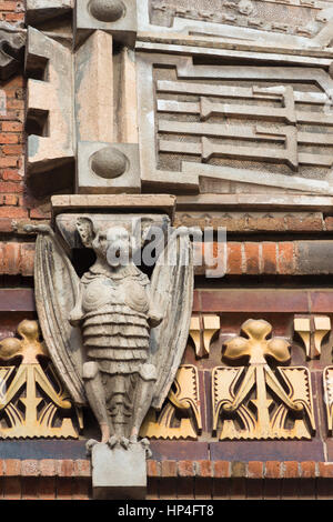 Detail der Arc de Triomf, Triumphbogen, im Passeig Lluis Companys, Barcelona, Katalonien, Spanien Stockfoto