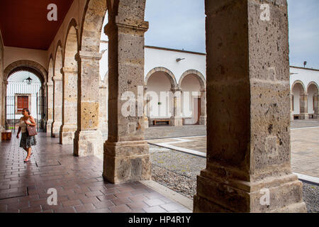 Innenhof des Hospicio Cabanas o Instituto Cultural Cabanas, Guadalajara, Jalisco, Mexiko Stockfoto