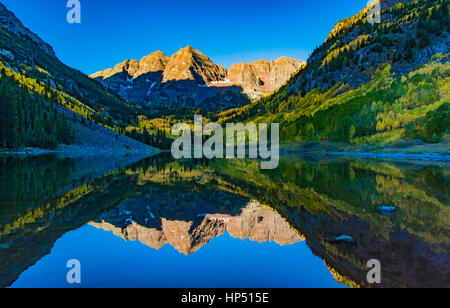 Die Ikonischen kastanienbraunen Glocken in der Nähe von Aspen, Colorado Stockfoto