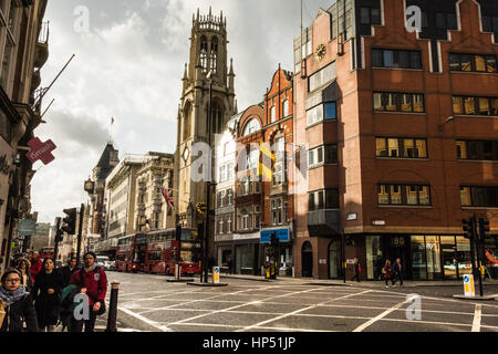 Fleet Street, London, UK. Stockfoto