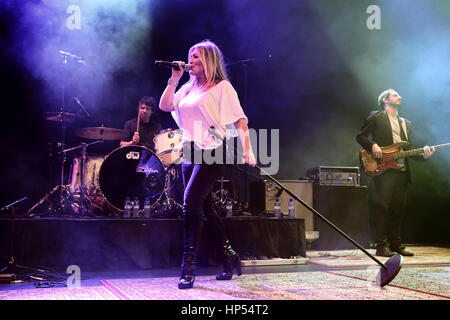 BARCELONA - 28 FEB: Amaia Montero (Künstler) Konzert in Barts Stadium am 28. Februar 2015 in Barcelona, Spanien. Stockfoto