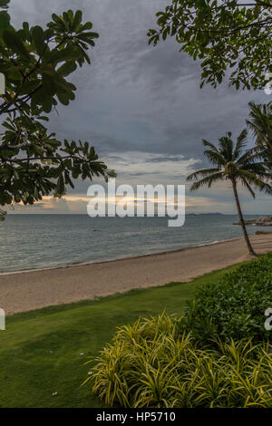 Sonnenuntergang in Pattaya, Thailand Stockfoto