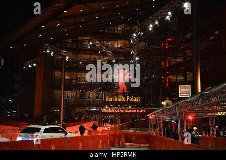 Berlin, Deutschland. 18. Februar 2017. 67. Berlinale Internationalen Filmfestspiele in Berlin, Deutschland. Bildnachweis: Markku Rainer Peltonen/Alamy Live-Nachrichten Stockfoto