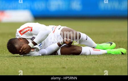 Merkur Arena, Graz, Deutschland. 18. Februar 2017.  Graz - Österreich Olarenwaju Kayode.   Foto: Cronos/Diener/Alamy Live-Nachrichten Stockfoto