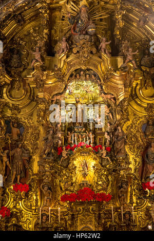 verziert Innenraum von San Jose Capilla oder Kirche in Sevilla, Spanien Stockfoto