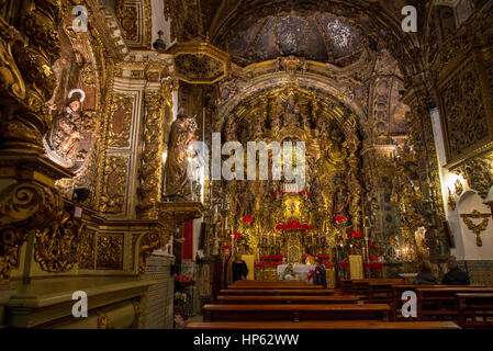 verziert Innenraum von San Jose Capilla oder Kirche in Sevilla, Spanien Stockfoto