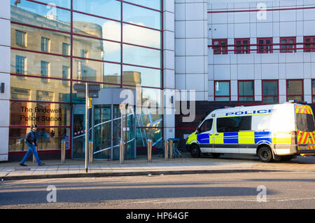 Bridewell Polizeistation in Bristol, Großbritannien Stockfoto