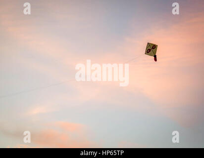 Traditionelle Bangladeshi Kite von Dünndruckpapieren gemacht Stockfoto