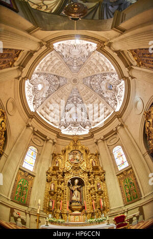 Im Inneren der Kathedrale von Guadix Provinz Granada, Granada, Andalusien, Spanien, Europa Stockfoto