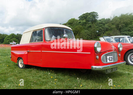 Bond Minicar. Witton Park Classic Car Show 2011. Stockfoto