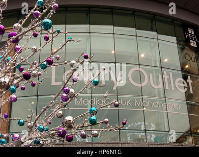 Lowry Outlet an Weihnachten Stockfoto