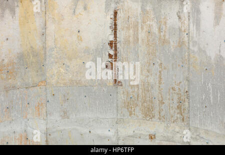 Stahlbeton-Welle im Bau für den Zugriff auf Entwässerung Rohrleitungen, Suzhou Industrial Park, Suzhou, China Stockfoto