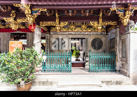 Singapur, Singapur - 21. September 2016: Thian Hock Keng Tempel in Singapur ist eines der ältesten Hokkien Tempel sowohl Buddhismus und Stockfoto