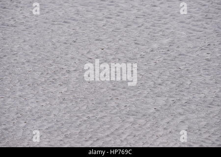 Wellen in einem Moor-Pool zeigt Wind geblasen Muster auf der Wasseroberfläche Stockfoto