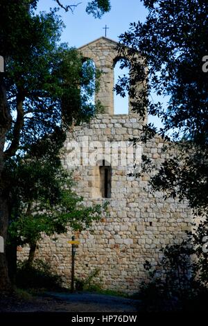 historische Kapelle St. Laurent in Argelès Sur Mer Stockfoto