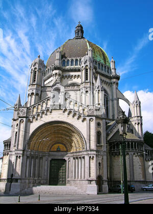 St.-Marien Kirche, Innenstadt von Brüssel, Belgien Stockfoto