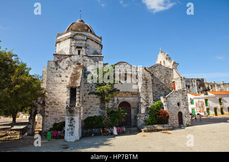 Havanna, Kuba - 11. Dezember 2016: Kirche Iglesia de San Francisco Paula in Havanna, Kuba Stockfoto