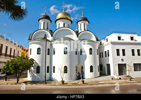 Havanna, Kuba - 11. Dezember 2016: Orthodoxe Kathedrale in Havanna Stockfoto