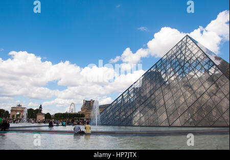 LOUVRE-MUSEUM, PARIS, FRANKREICH Stockfoto