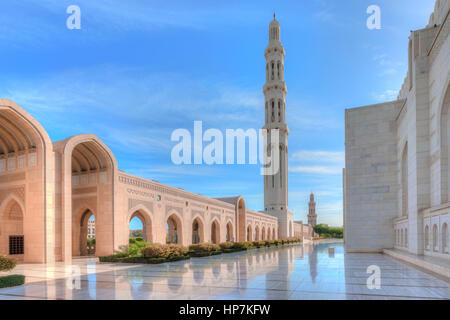 Sultan Qaboos Grand Mosque, Muscat, Oman, Naher Osten, Asien Stockfoto