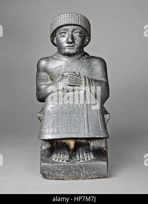 Staue von Gudea ca. 2090 BC Stockfoto