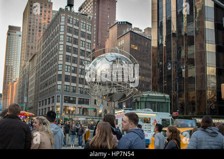 Columbus Circle in Manhattan New York Stockfoto