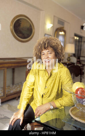 Angela DAVIS - Datum: 20030801 © Basso Cannarsa/Opale Stockfoto