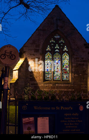 St.-Petri Kirche, Wellesbourne, Warwickshire, England, Vereinigtes Königreich Stockfoto