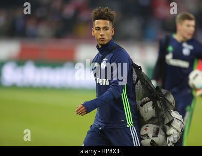 Köln, Deutschland, 19. Februar 2017, Bundesliga-Spieltag 21, 1. FC Köln - FC Schalke 04: Thilo Kehrer (Schalke).                       © Jürgen Schwarz/Alamy Live-Nachrichten Stockfoto