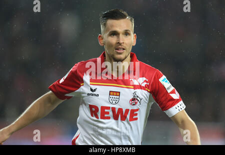 Köln, Deutschland, 19. Februar 2017, Bundesliga-Spieltag 21, 1. FC Köln - FC Schalke 04: Pawel Olkowski (Köln).                        © Jürgen Schwarz/Alamy Live-Nachrichten Stockfoto