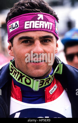 Alberto Tomba, 90 Stockfoto