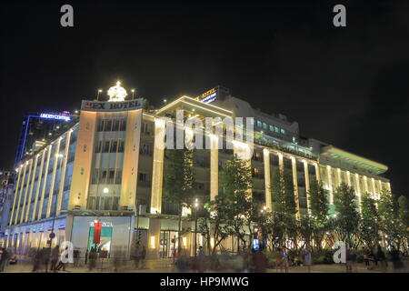 Rex Hotel in Ho-Chi-Minh-Stadt, Vietnam. Rex Hotel ist eines der luxuriösesten Hotels in Ho-Chi-Minh-Stadt. Stockfoto