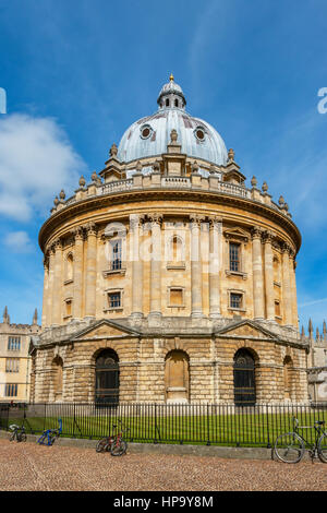 Die Radcliffe Camera (Runde Bibliotheksgebäude Palladio-Stil), Oxford, Oxfordshire, England Stockfoto