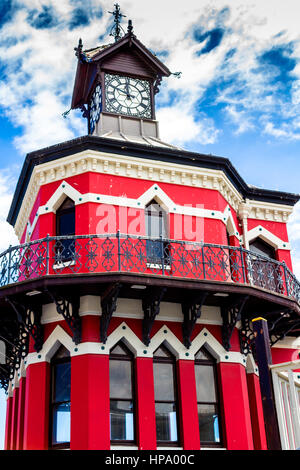 Der Uhrturm, Spielotheken von Nelson Mandela Gateway, Victoria & Aflred Waterfront, Cape Town, Südafrika Stockfoto