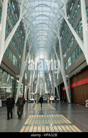 Allen Lambert Galleria in Brookfield Place in Toronto, Ontario, Kanada Stockfoto