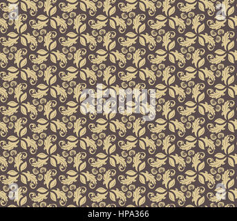 Feine nahtlose Blumenmuster Stockfoto