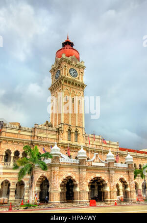 Sultan Abdul Samad Gebäude in Kuala Lumpur. 1897 erbaut, beherbergt es heute Büros der das Informationsministerium. Malaysien Stockfoto