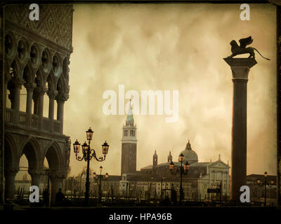 Venedig, Vintage-Look, Italien, Europa Stockfoto