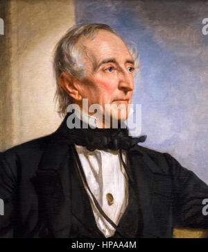 John Tyler (1790-1862) Portrait die 10. US-Präsidenten von George Peter Alexander Healy, Öl auf Leinwand, 1859. Detail aus einem größeren Gemälde, HPAA4Y. Stockfoto