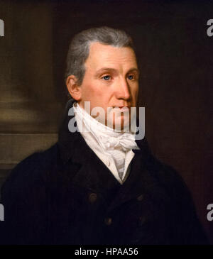 James Monroe. Porträt von der 5. US-Präsident James Monroe (1758-1831) von John Vanderlyn, Öl auf Leinwand, 1816 Stockfoto