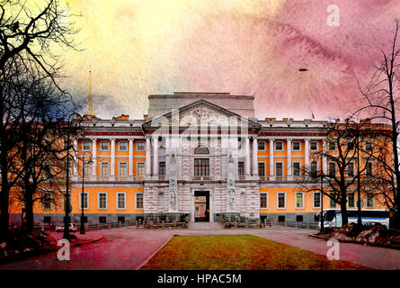 Foto-schöne Mikhailovsky Castle Stockfoto