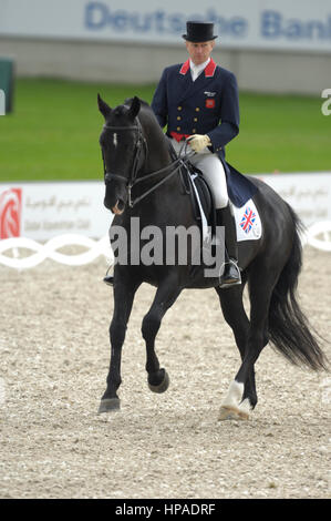 World Equestrian Games Aachen, Dressur - 22. August 2006, Wayne Channon (GBR), Lorenzo CH Stockfoto